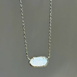 NWT Kendra Scott Elisa Silver Necklace